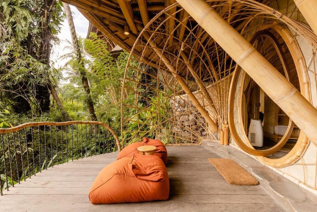 Aura House 2Bds Eco Bamboo House, Pool, River View Bringkit Exterior foto